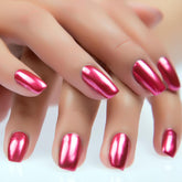 IMGDD laca uñas metálica rosa con brillo espejo para acabado deslumbrante