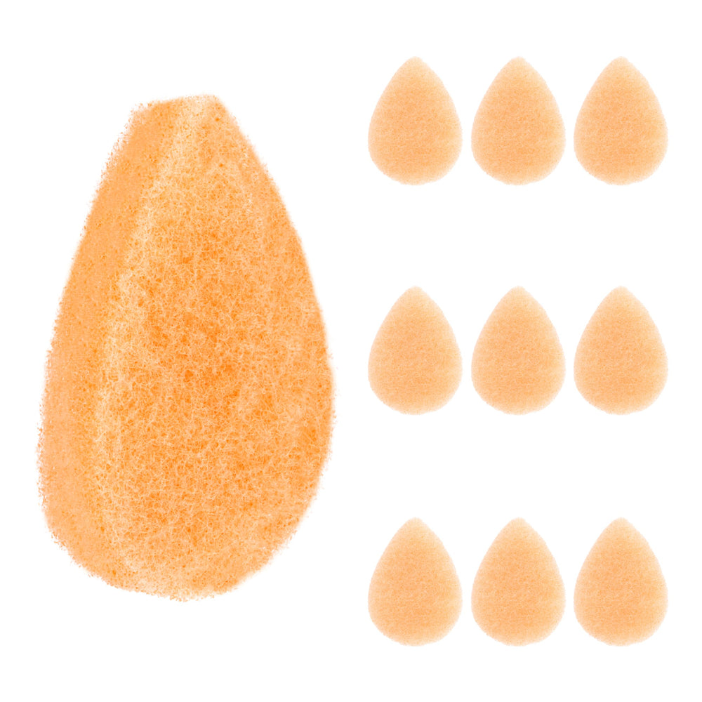 IMPRESA Face Scrubber Exfoliator Pads 10-pack closeup for deep cleansing and makeup removal