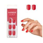 imPRESS Color Press-On Mani Corally Crazy packaging for a quick polish-free manicure