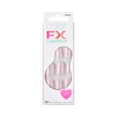 ImPRESS colorFX Adorable rosado corto oval, look delicado para ocasiones