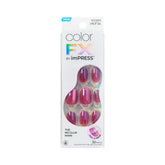 Uñas ColorFX Cerca de ti, cortas ovaladas para manicura rápida