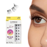imPRESS Falsies Classy pack front shows 12 clusters for quick, glue-free lashes
