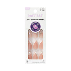 imPRESS Glimpse French nails 30-count kit for easy at-home manicure