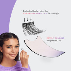 imPRESS KISS Classy Natural lashes pack for everyday wear