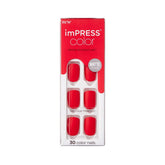 imPRESS Sol Naciente, uñas cortas mate, aspecto duradero sin esmalte