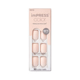 ImPRESS KISS Color Uñas Postizas kit listo para usar sin esmalte