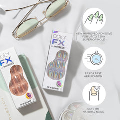 imPRESS No Glue Mani brillo alto, look moderno y luminoso