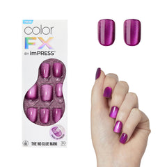 imPRESS No Glue Mani niveles rosa, aplicación rápida y sin esfuerzo en casa