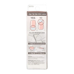 imPRESS Peevish Pink squoval nails worn on hand for comfortable, salon-like look.