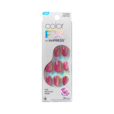 Uñas imPRESS ColorFX Walk Out rosa, aplicación rápida sin pegamento y brillo intenso