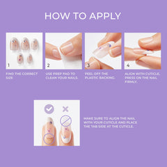 Uñas postizas imPRESS fáciles de aplicar con acabado natural