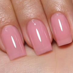 Imtiti Jelly Gel Nail Polish pink sheer bottle shows vibrant translucent color for nails.