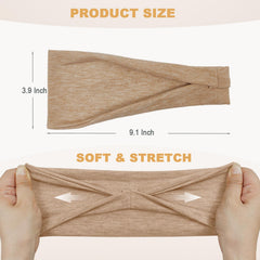 IMYORT headband size-fit demonstrates secure placement during activities.