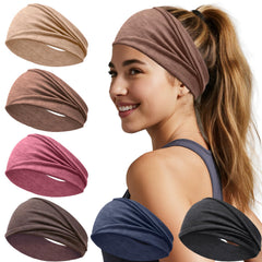 IMYORT wide headbands marled pattern for stylish daily wear and secure hold.