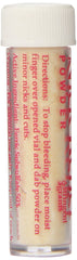 Applying Infalab Nick Relief Styptic Powder to a minor cut for quick cessation.