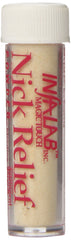 Infalab Nick Relief Styptic Powder bottle for quick minor wound care and bleeding control.