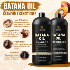 INFINA ESSENTIALS Batana Oil Conditioner tube provides smooth detangling and moisture.