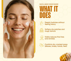 INFINA ESSENTIALS textura balm miel, se funde al instante y deja piel suave