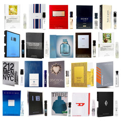 Infinite Scents sample vials closeup highlighting travel-ready fragrances
