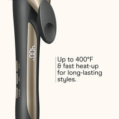 Infiniti PRO by Conair creates soft loose curls with easy styling.