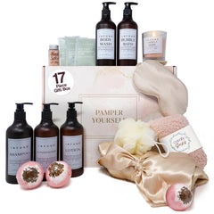 INFUSÉ 17-piece gift set robe provides ultra-soft comfort for cozy evenings