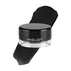 Delineador gel Inglot AMC resistente al agua para un delineado duradero.