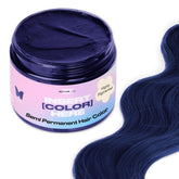 INH Royal Sapphire color-deposit jar with vibrant pigment ready to apply