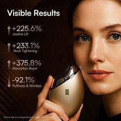 INIA 7-in-1 red light therapy neck gua sha tool improves neck contours