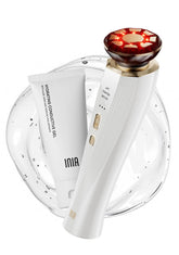 INIA Flare face massager in Lift mode targets contouring for a lifted look.
