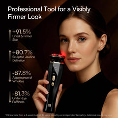 INIA Flare tighten mode display highlights skin firmness benefits