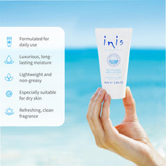 Inis manteca de karité y vitamina E, hidratación profunda.