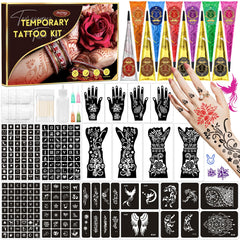 InkForge 217pcs tattoo kit box showing an all-in-one setup for quick creativity.