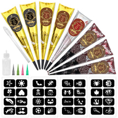 InkForge tattoo cones kit in eight colors for vibrant designs.