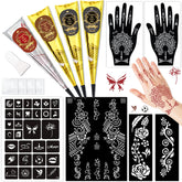 inkforge kit tatuajes temporales conos 4 colores para diseños rápidos.