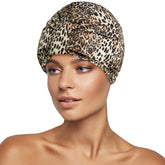 INNELE capucha de ducha leopardo, mantiene el cabello seco durante la ducha