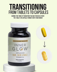 Inner Glow clinician endorsement reference with dermatologists' collaboration.