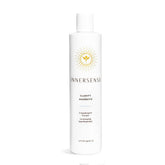 INNERSENSE Clarity Hairbath bottle showing fragrance-free, gentle formula for sensitive scalps.