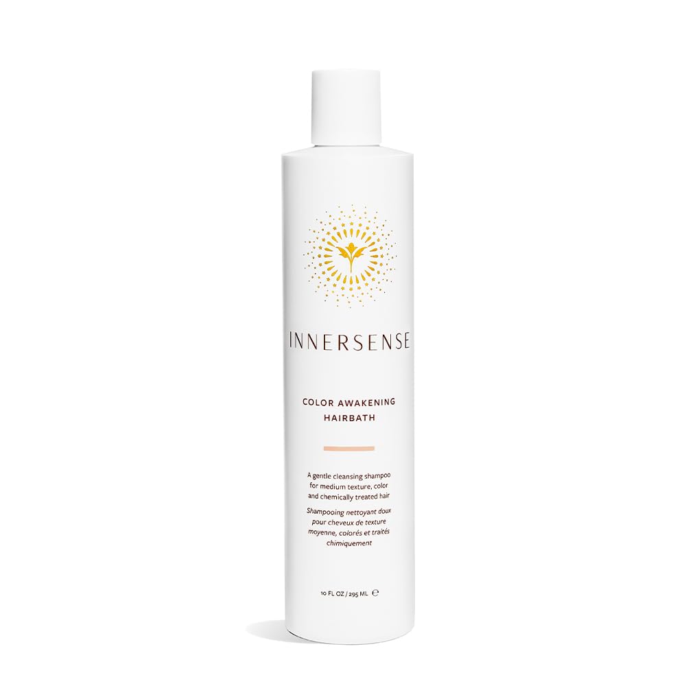 INNERSENSE Color Awakening Hairbath bottle front shows color-safe cleansing for vibrant color