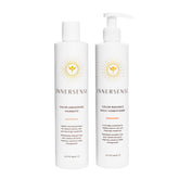 INNERSENSE Color Awakening Hairbath bottle demonstrates color-safe cleansing for treated hair.