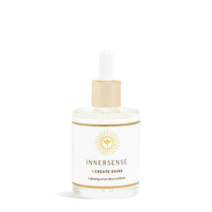 INNERSENSE Create Shine bottle front, offering a glossy finish for all hair types.