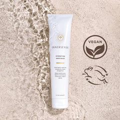 Front packaging of INNERSENSE natural hydrating hair mask