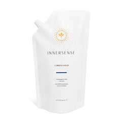 INNERSENSE I Create Hold Styling Gel bottle closeup showing natural hold and shine.