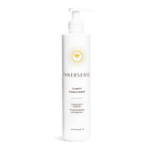 INNERSENSE Natural Clarity conditioner bottle closeup showing hypoallergenic formula for sensitive scalps.