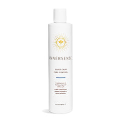 INNERSENSE Natural Quiet Calm Curl Control bottle highlights hydrating curl-defining formula