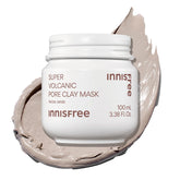Innisfree Super Volcanic Clay Mask detoxes pores for clearer skin.