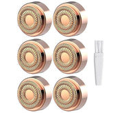 Innobeaut Gen-2 replacement head with double halo for smooth facial hair removal.