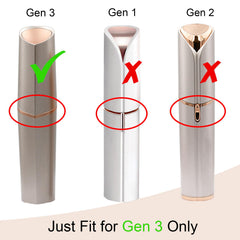 INNOBEAUT Gen3 replacement head floating design close-up contouring facial curves.