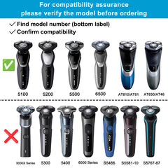 innobeaut SH50 head close-up, precision blades designed for smoother skin contact.