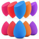 InnoGear makeup sponge set with bright colors for versatile blending on the face.