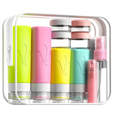 INSFIT travel bottles set with 3oz capacity, TSA-ready for organized packing.